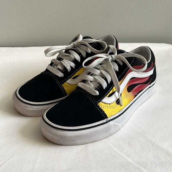 Vans Old Skool Flame lace up sneakers - Picture 3 of 10
